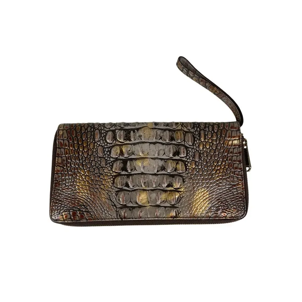 Brahmin Skyler Zip Around Clutch Wristlet Wallet With Slide Out Wristlet Strap